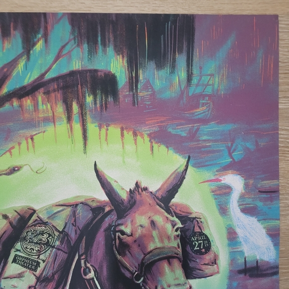 2019 Gov’t Mule New Orleans Show Poster Zeb Love Signed Numbered - Picture 2 of 5